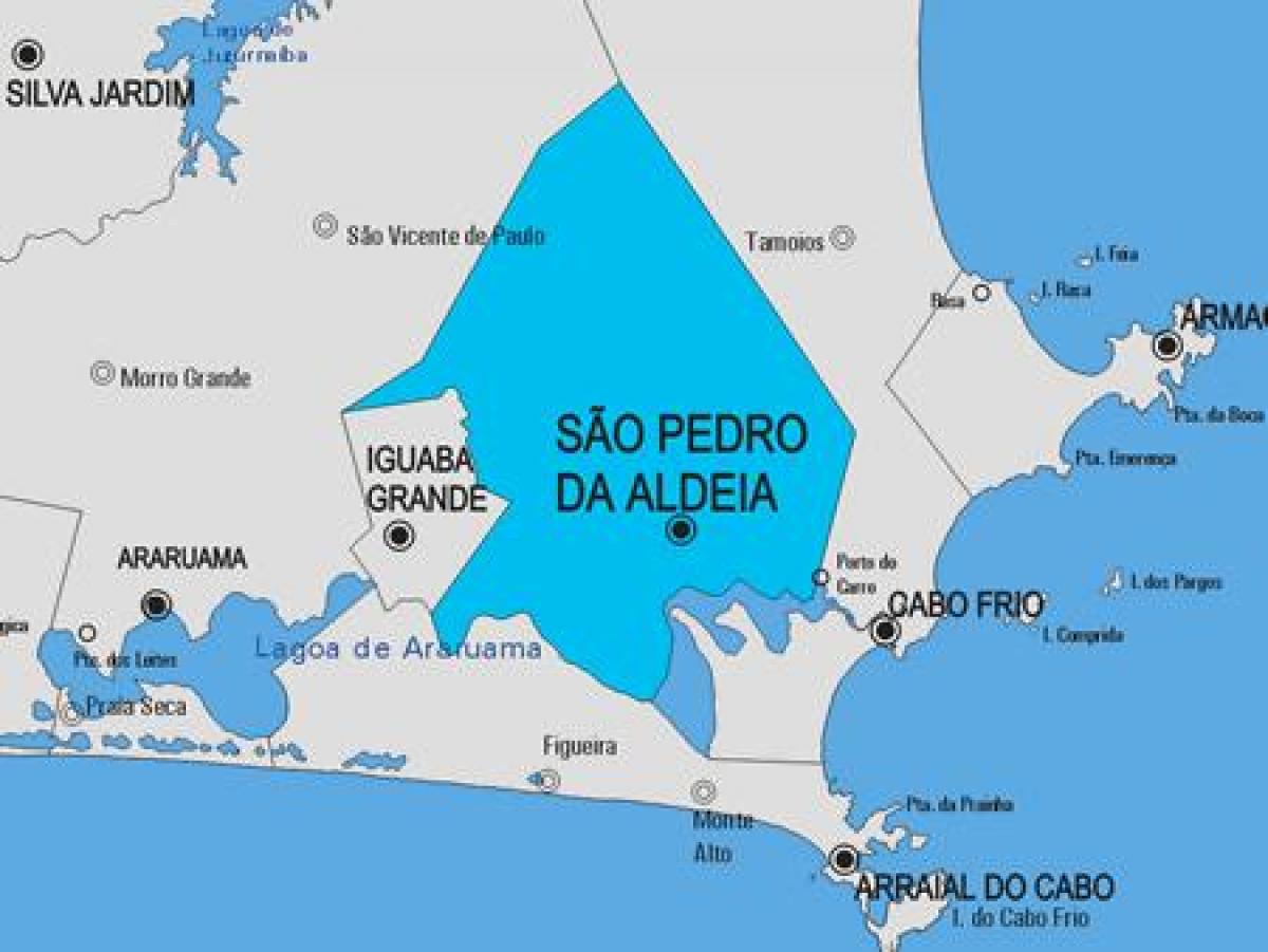 Mapu São Pedro da Aldeia obce