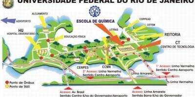 Mapa Federal university of Rio de Janeiro