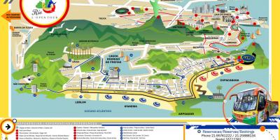 Mapa Okružní autobus Rio de Janeiro