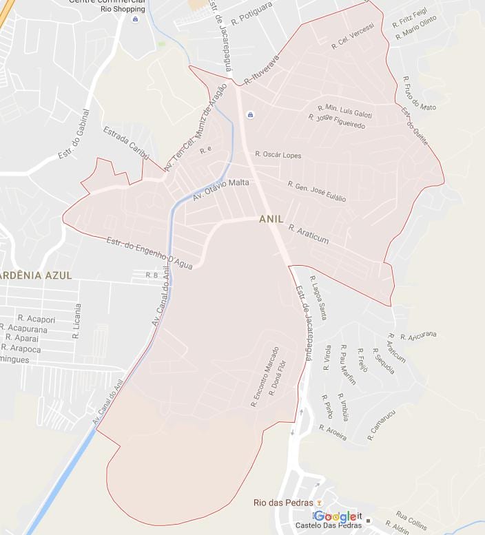 Mapa Anil