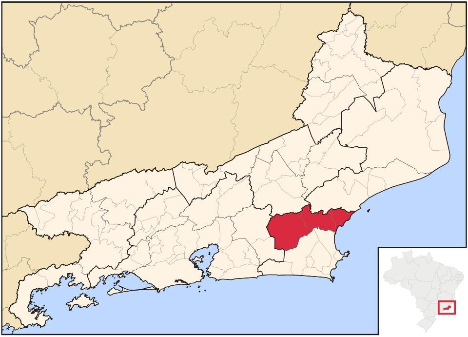 Mapa Bacia de São João