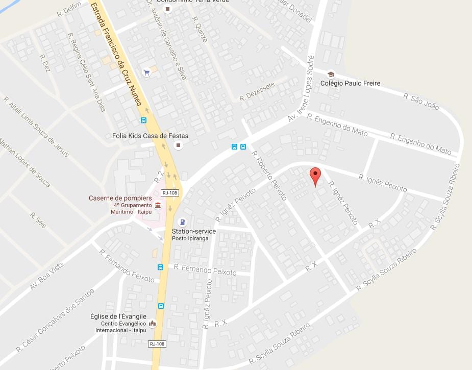 Mapa Bairro Peixoto