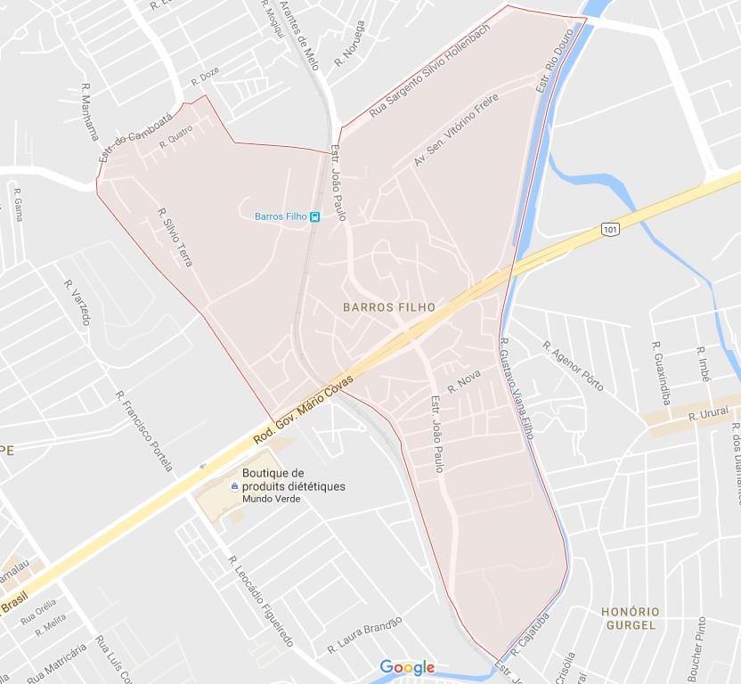Mapa Barros Filho
