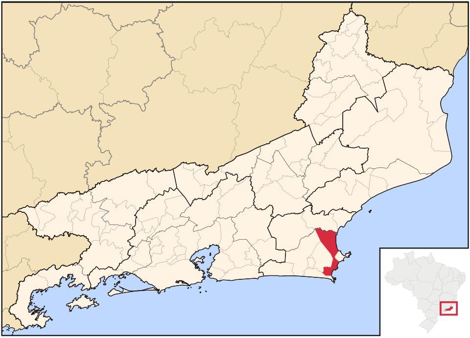 Mapa Cabo Frio