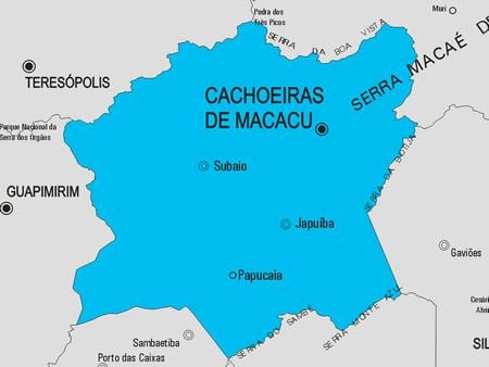 Mapu Cachoeiras de Macacu obce