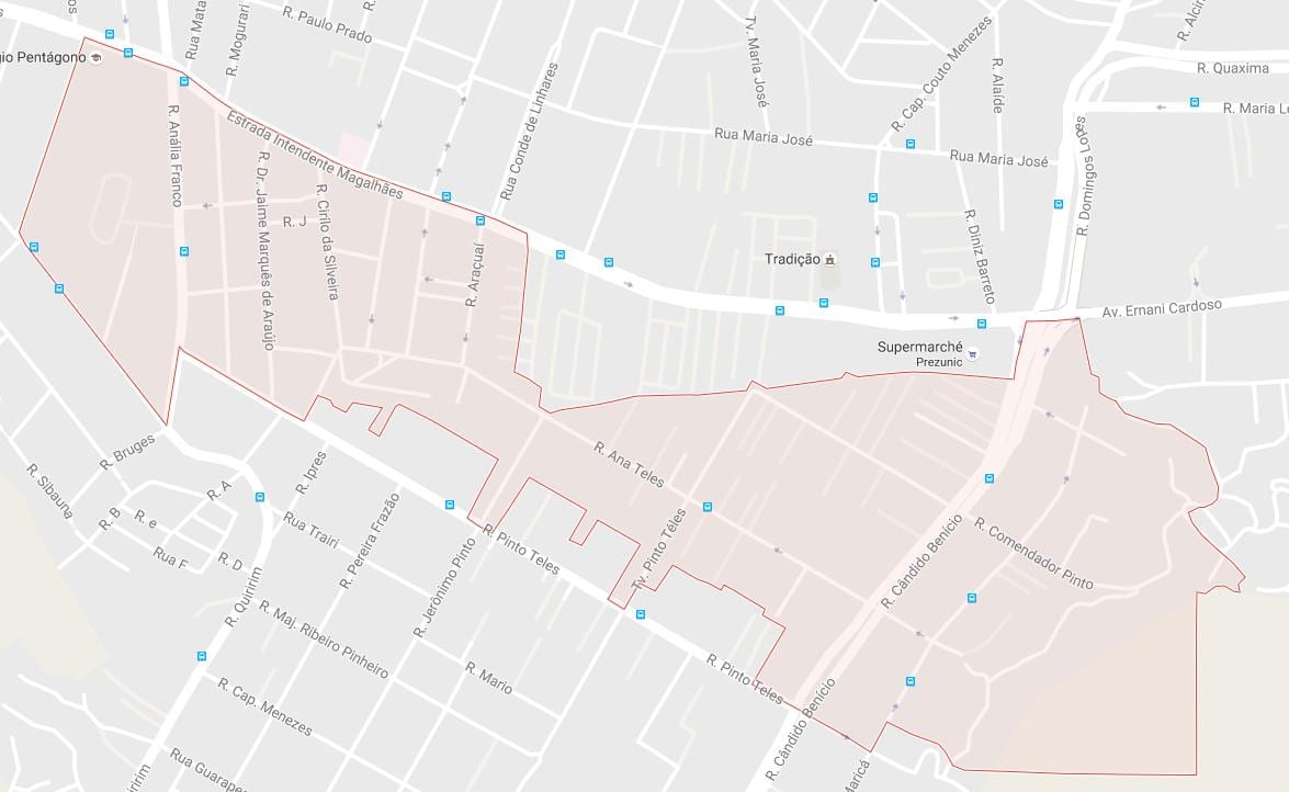 Mapa Campinho