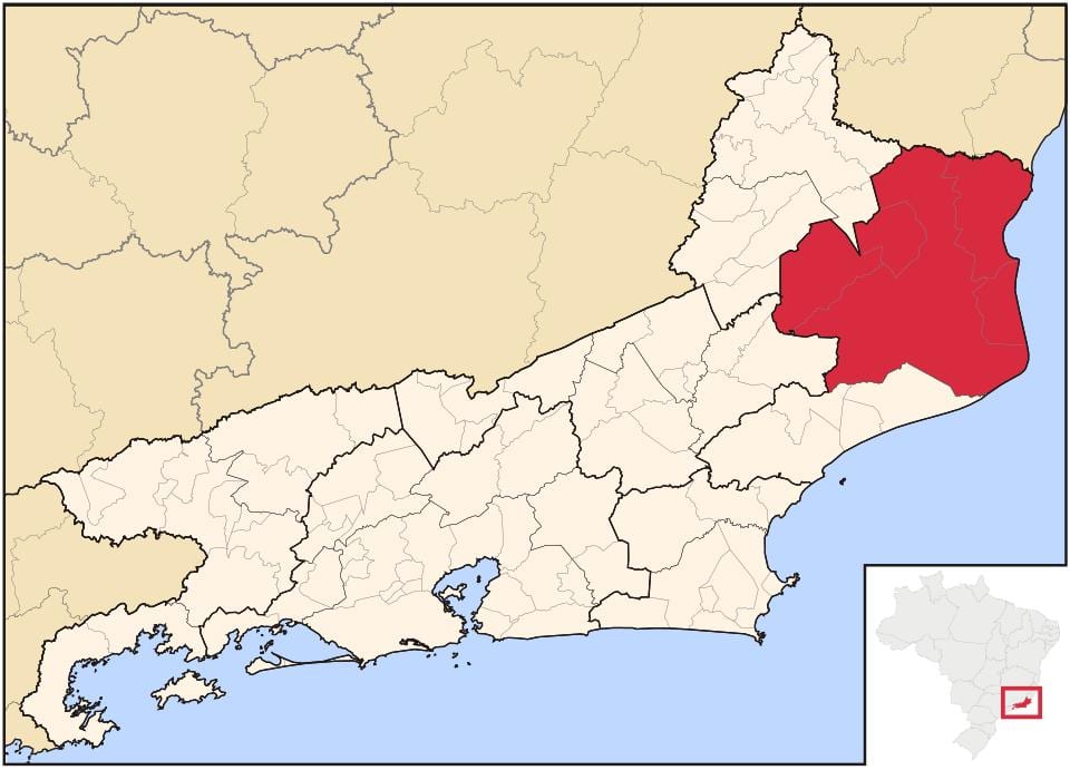 Mapa Campos dos Goytacazes