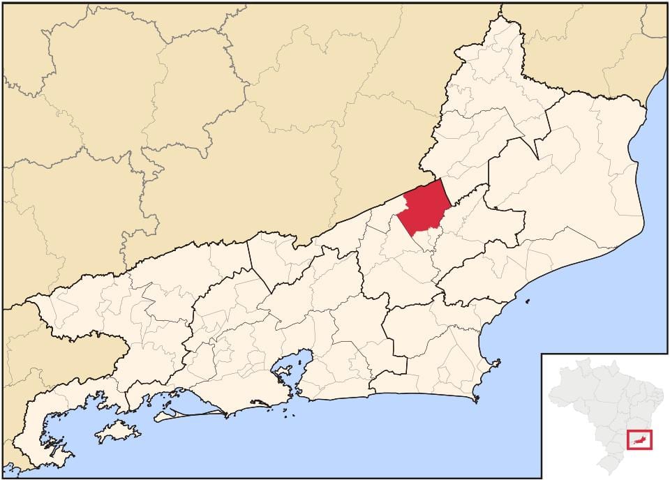 Mapa Cantagalo