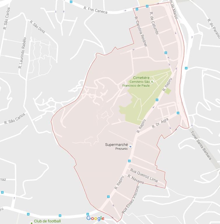 Mapa Catumbi