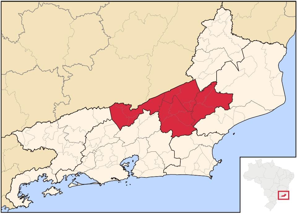 Mapa Centro Fluminense
