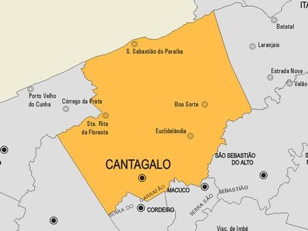 Mapa Comendador Levy Gasparian obce