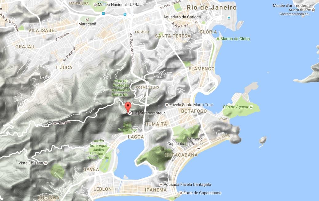 Mapa Corcovado