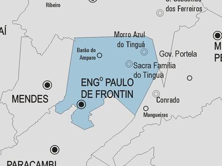 Mapa Engenheiro Paulo de - obec