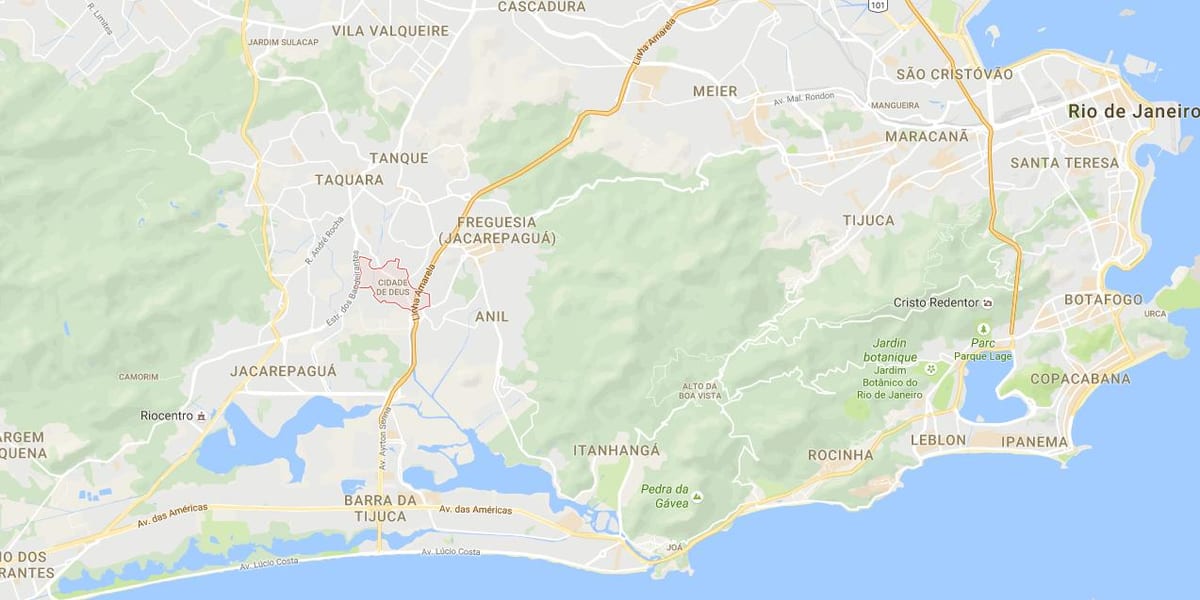 Mapy favela Cidade de Deus