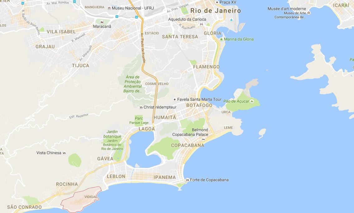 Mapy favela Vidigal