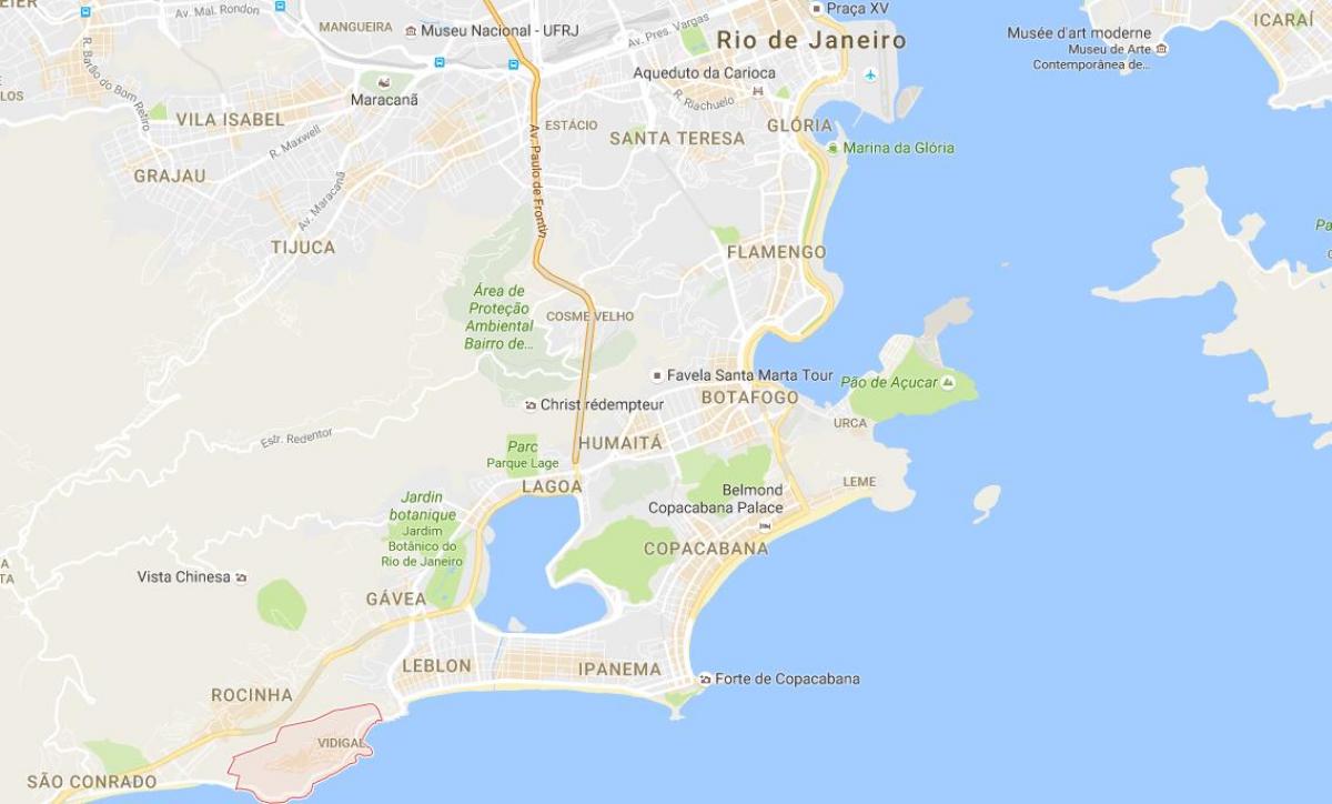 Mapy favela Vidigal