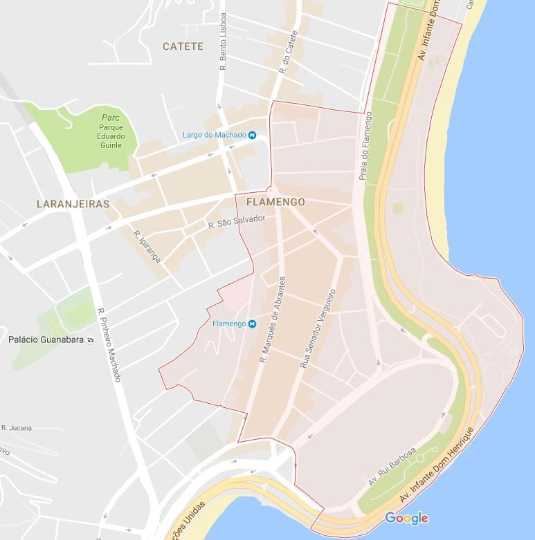 Mapa Flamengo
