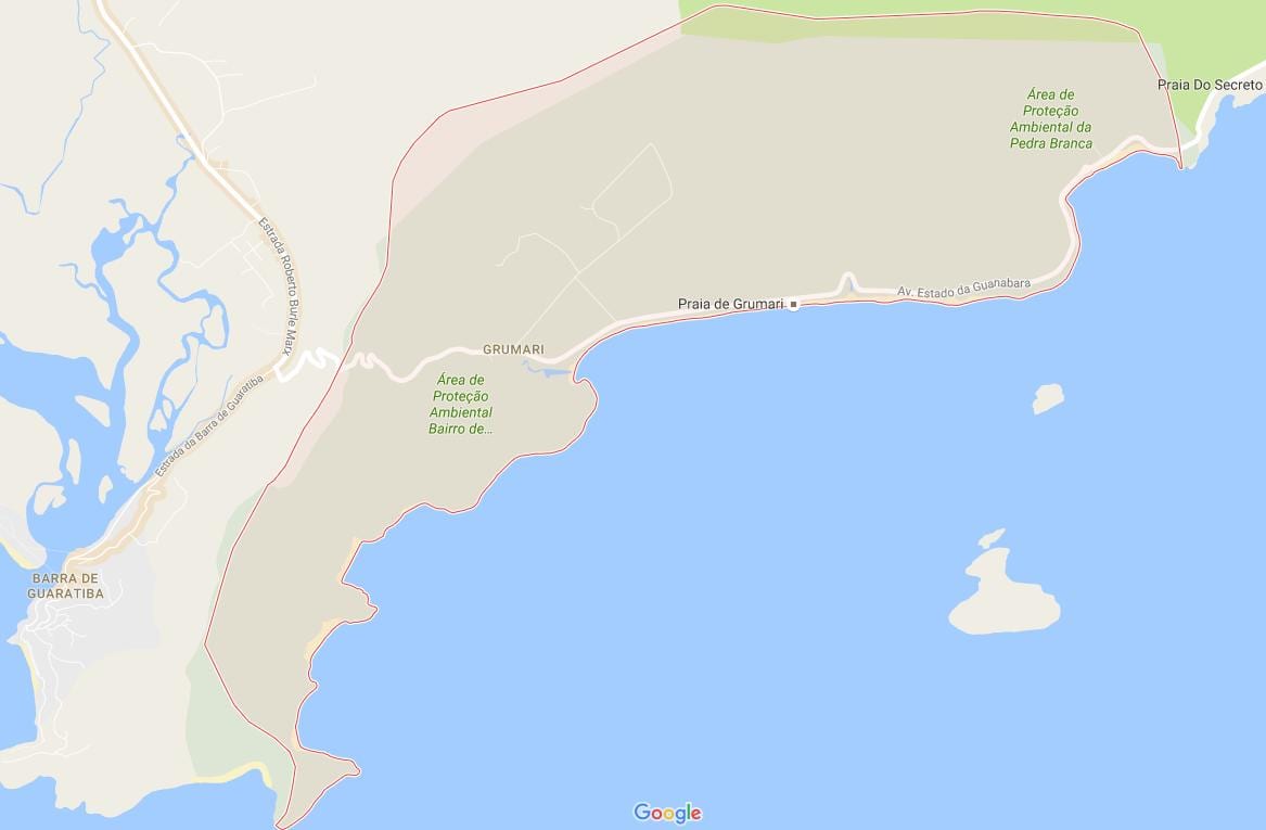 Mapa Grumari