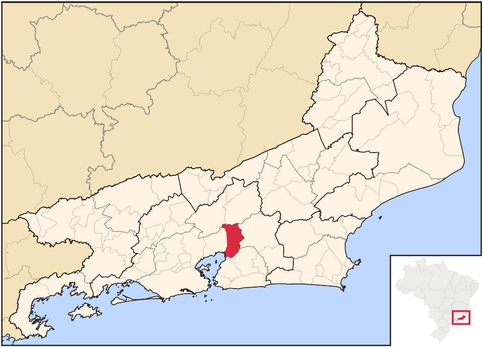 Mapa Guapimirim