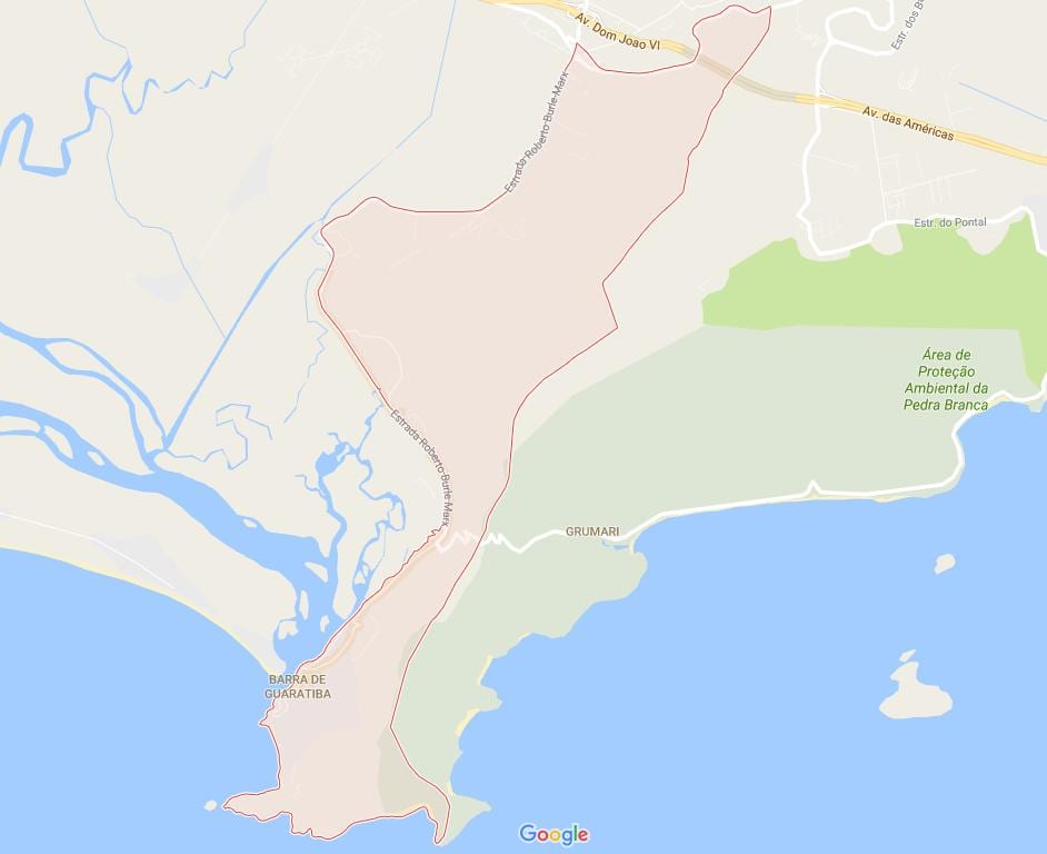 Mapa Guaratiba