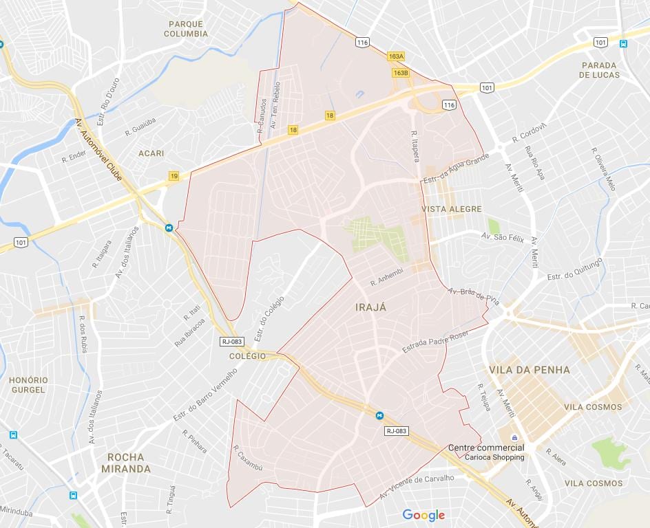 Mapa Irajá