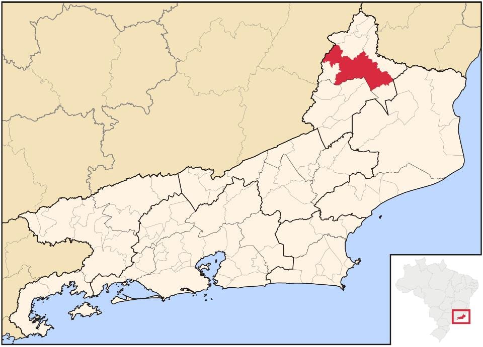 Mapa Itaperuna