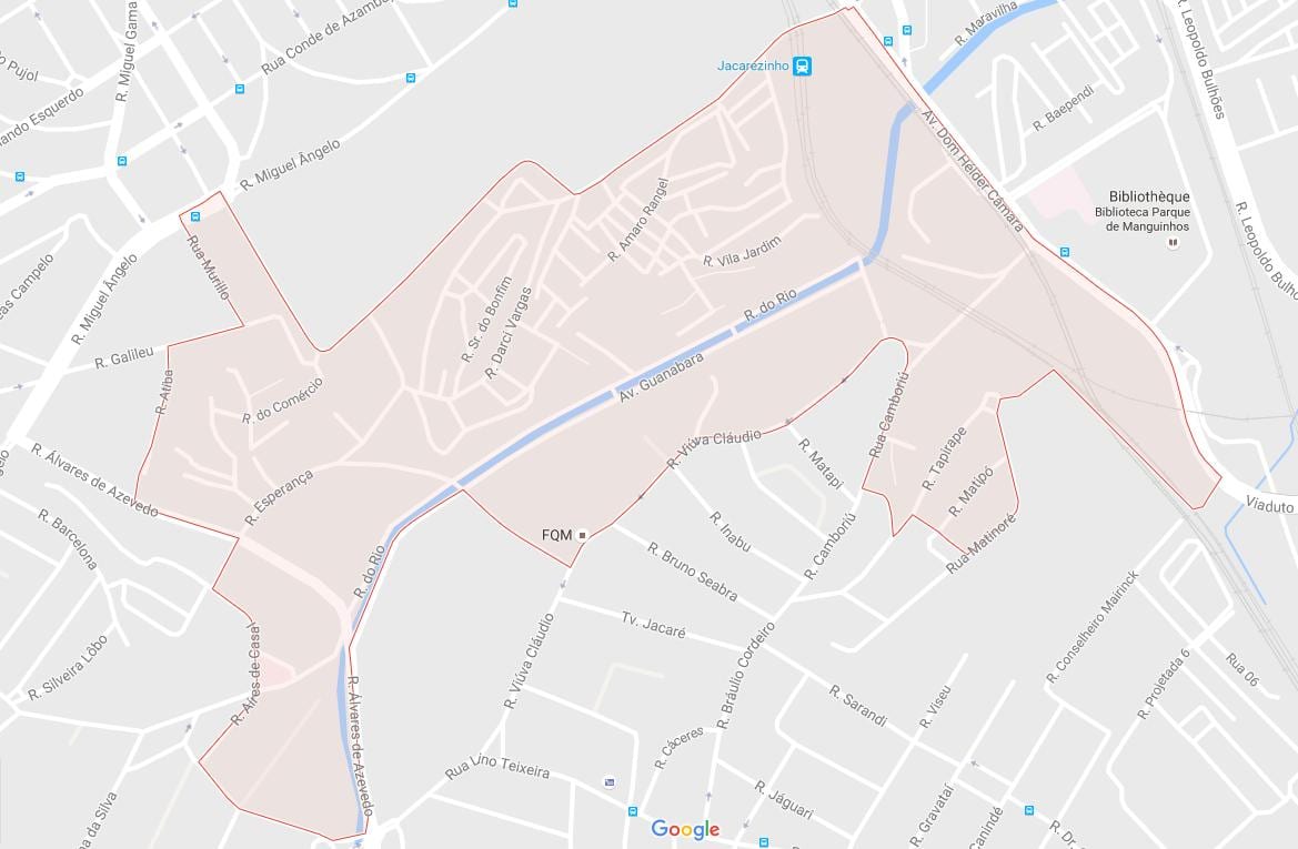 Mapa Jacarezinho