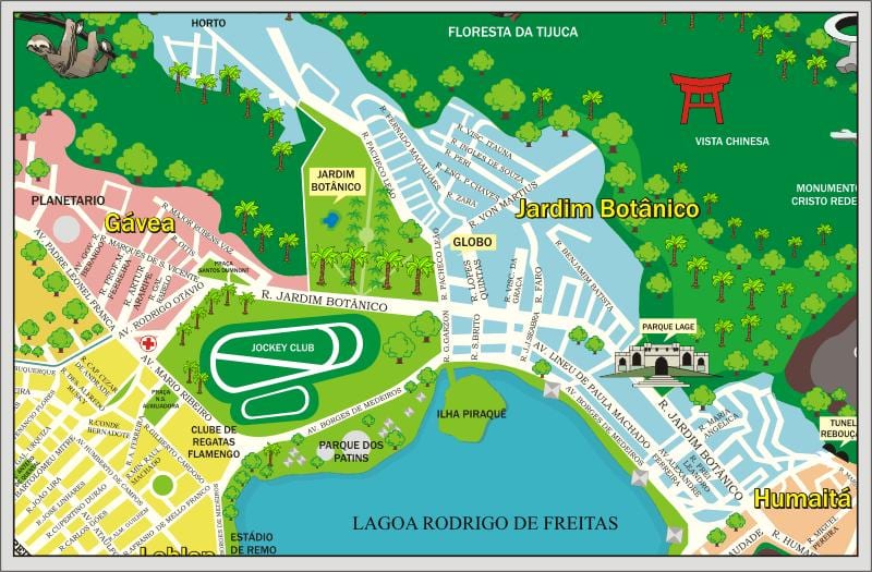 Mapa Jockey Club Brasileiro