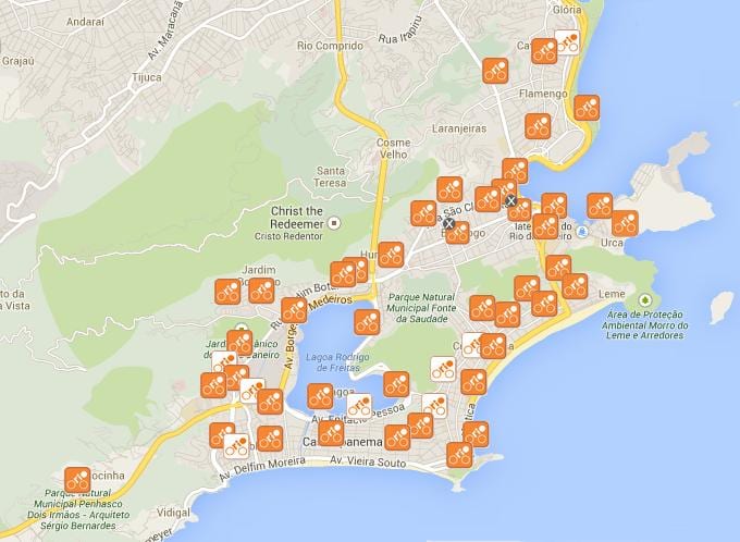 Mapa na Kole, Rio