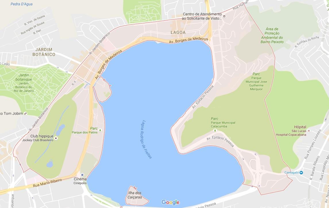 Mapa Lagoa