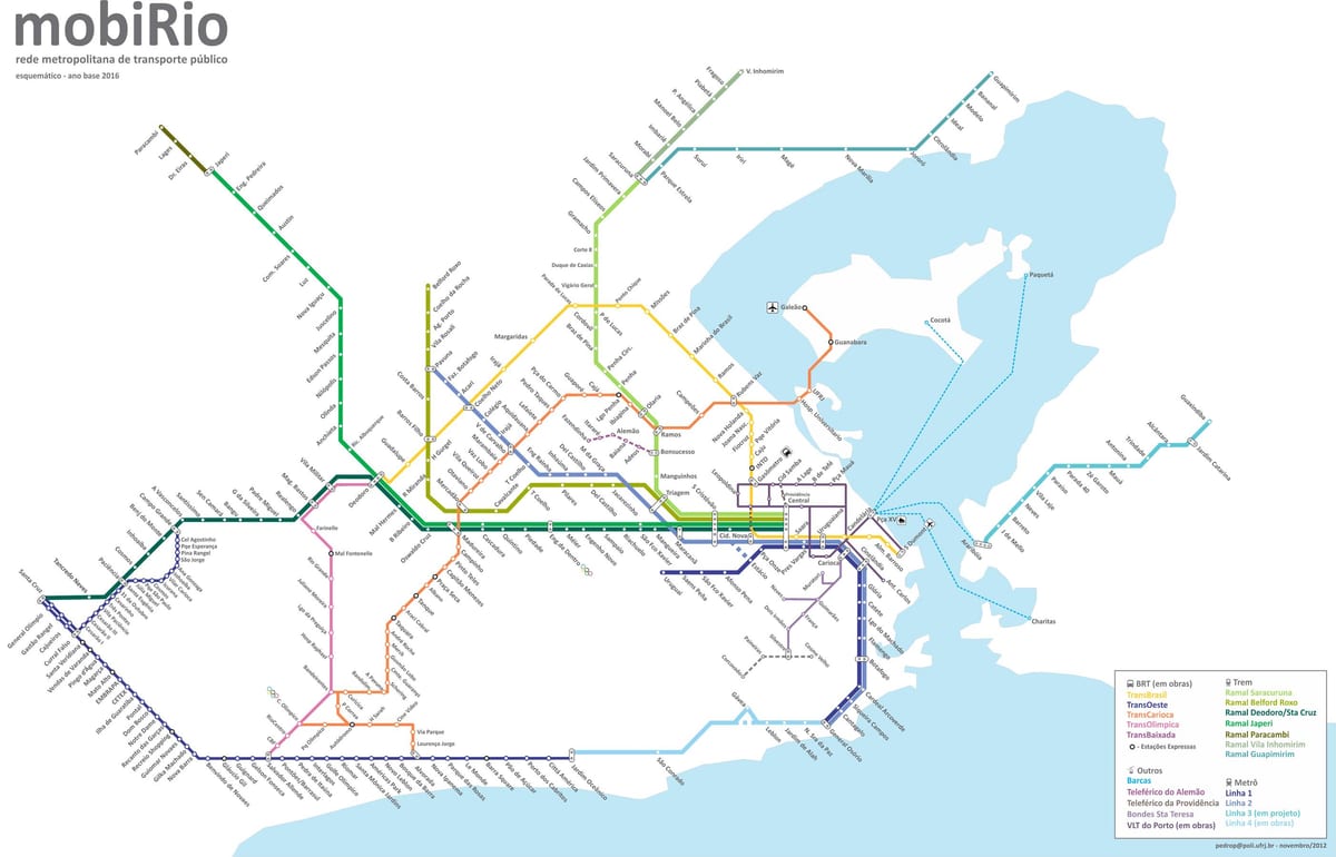 Mapa Lodě Rio de Janeiro
