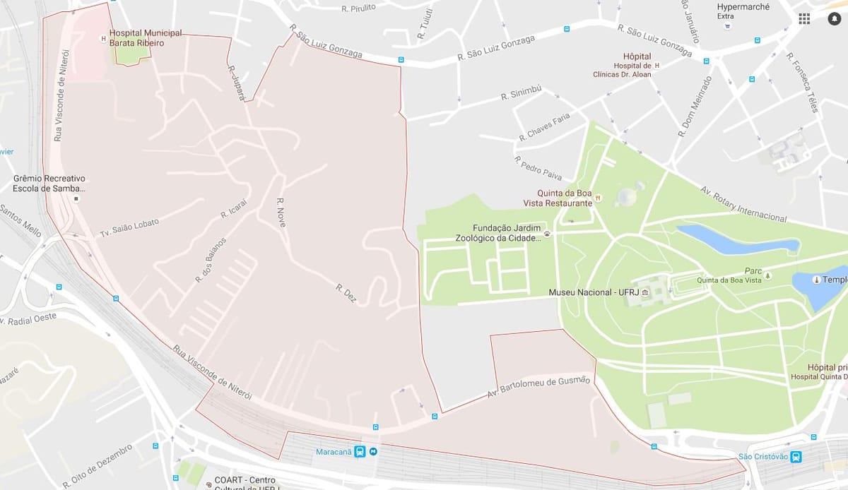 Mapa Mangueira