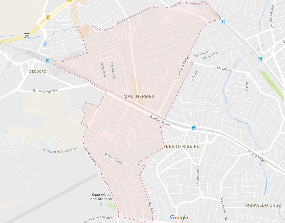 Mapa Marechal Hermes