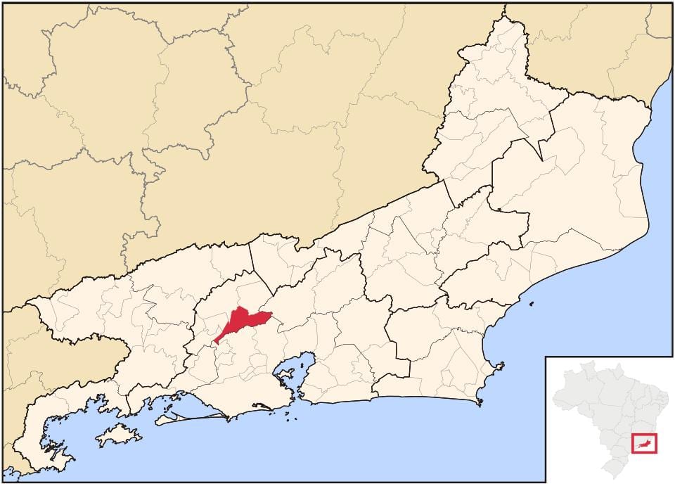Mapa Miguel Pereira