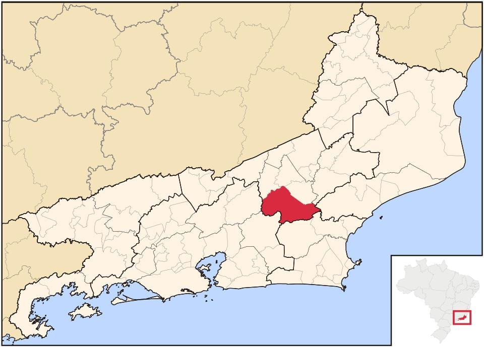 Mapa Nova Friburgo