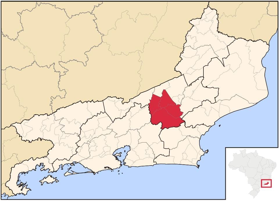 Mapa Nova Friburgo