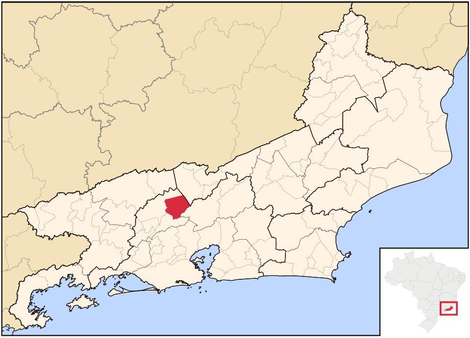 Mapa Paty dělat Alferes