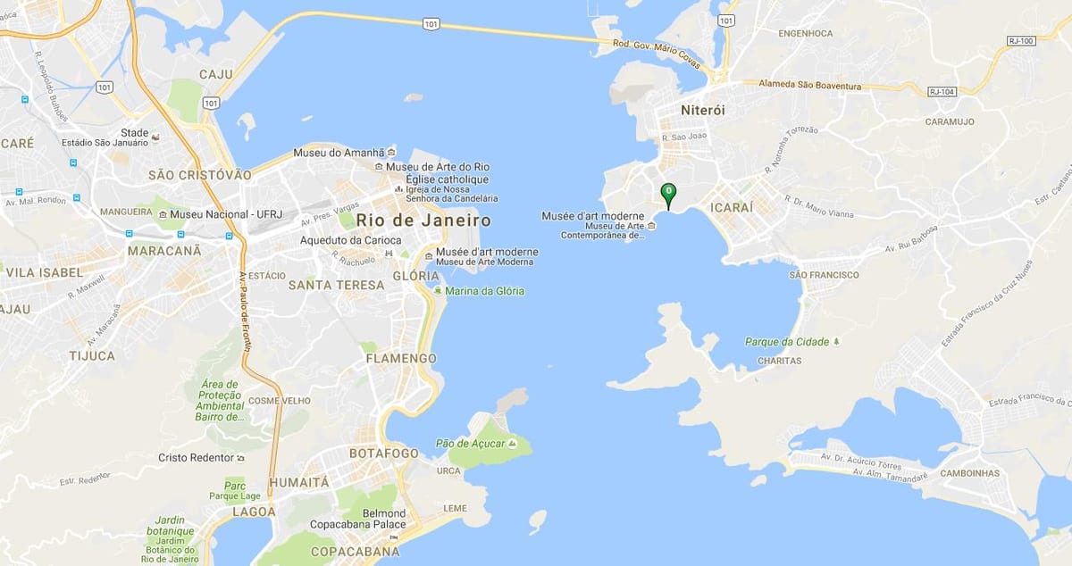 Mapa pláži Flexas