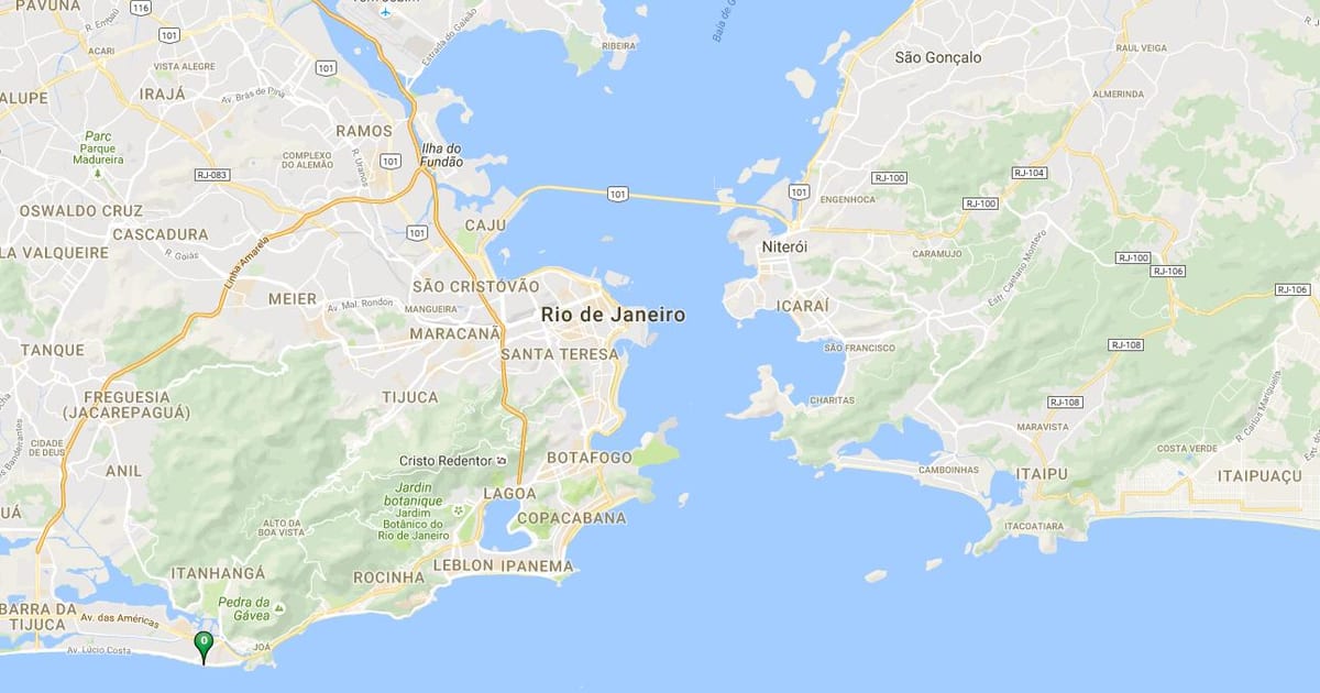 Mapa pláže Pepe