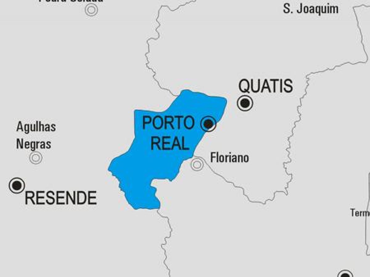 Mapa Porto Real obce