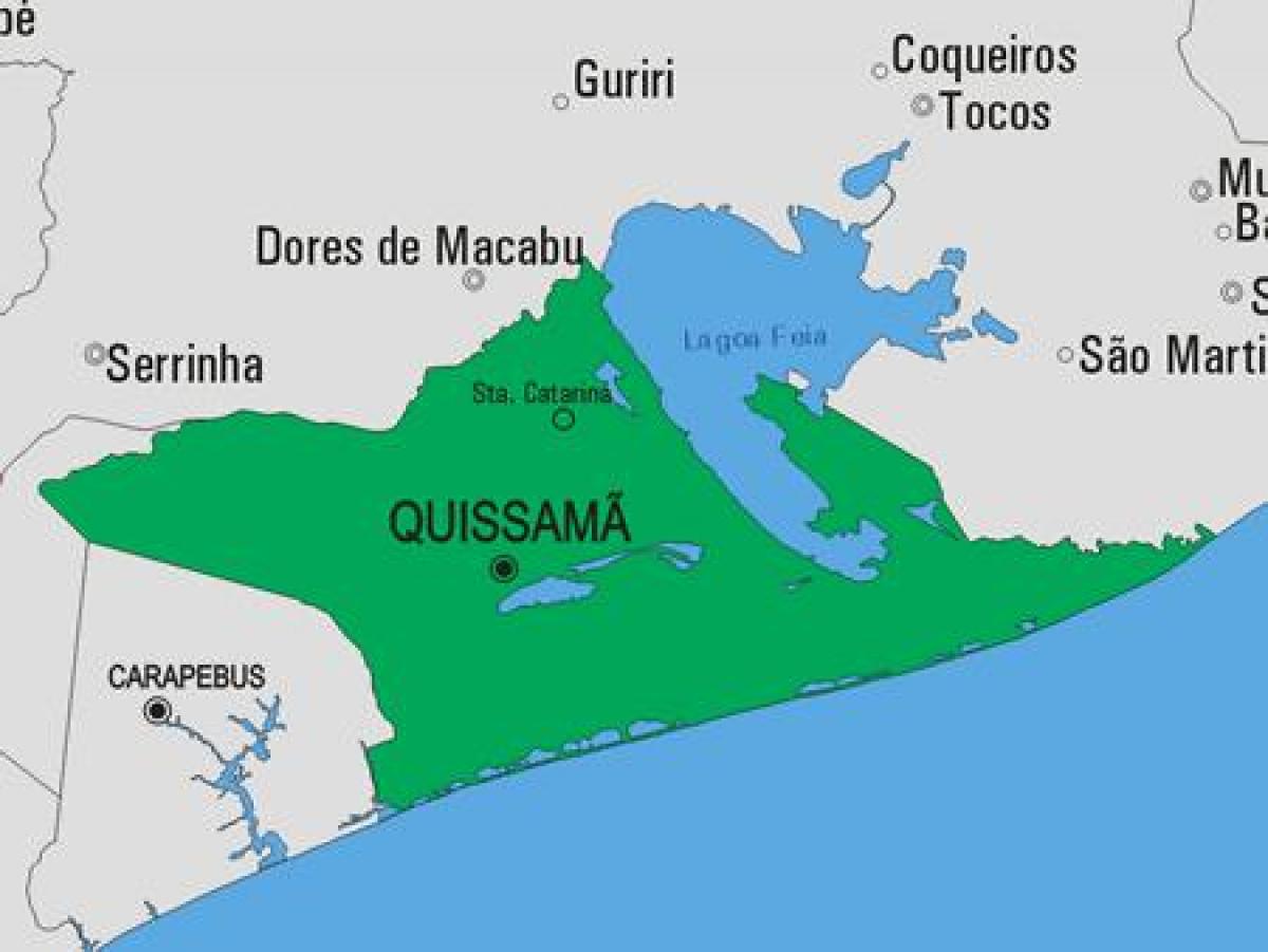Mapa Quissamã obce