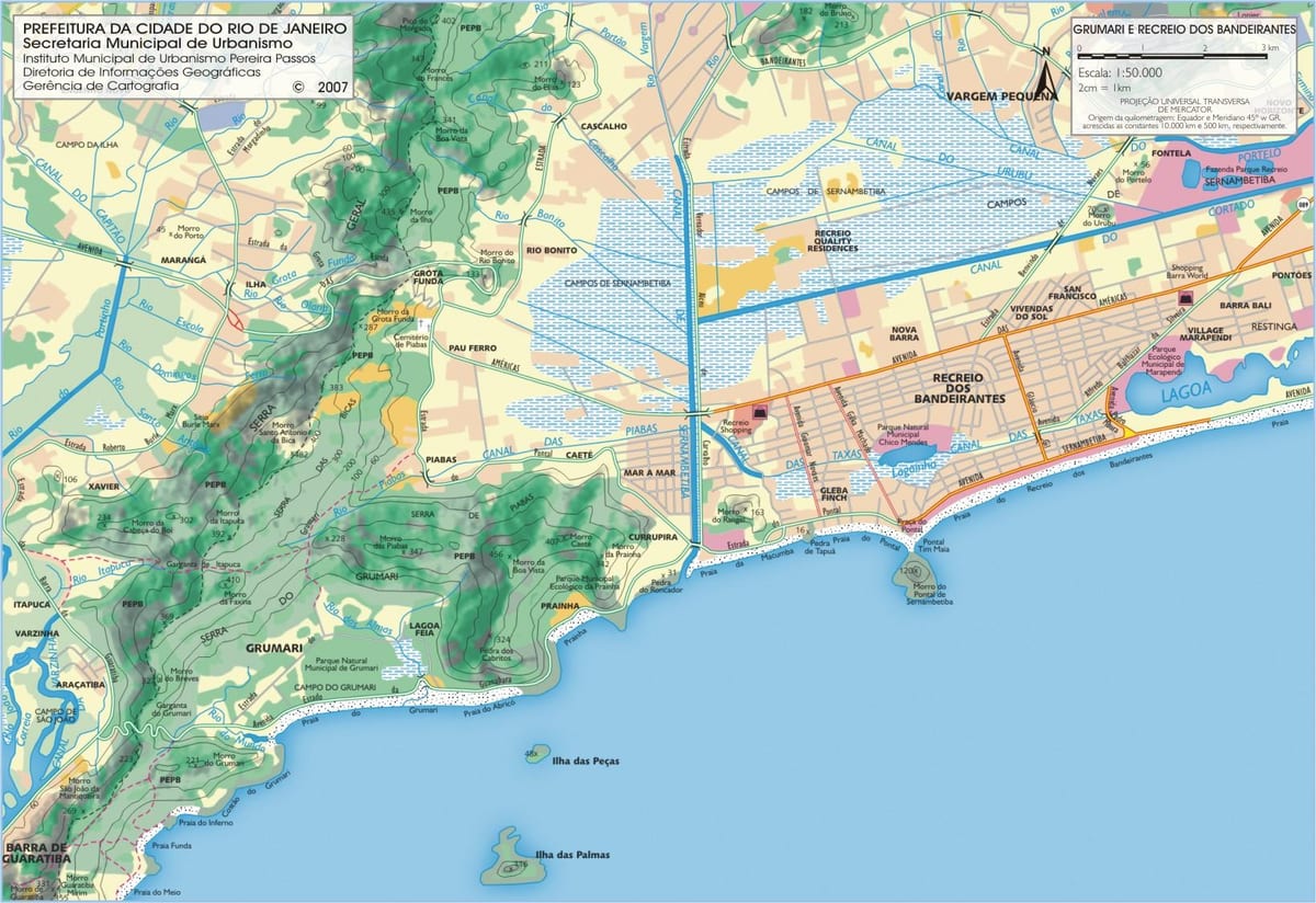 Mapa Reserva beach