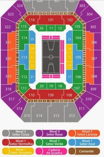 Mapa Rio Arena