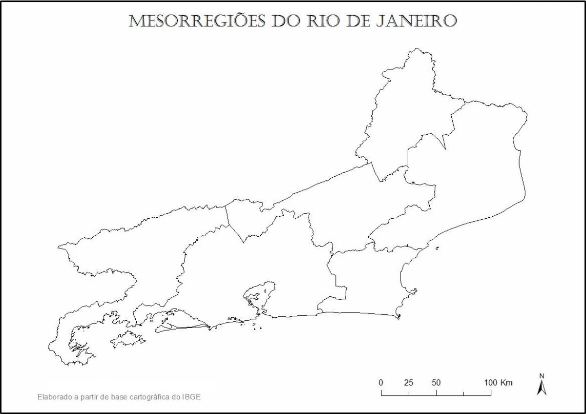 Mapa Rio de Janeiro panna