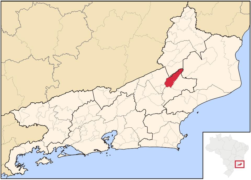 Mapa São Sebastião dělat Alto