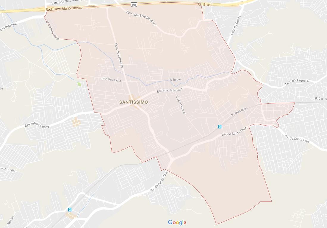 Mapa Santíssimo