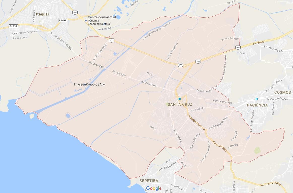 Mapa Santa Cruz