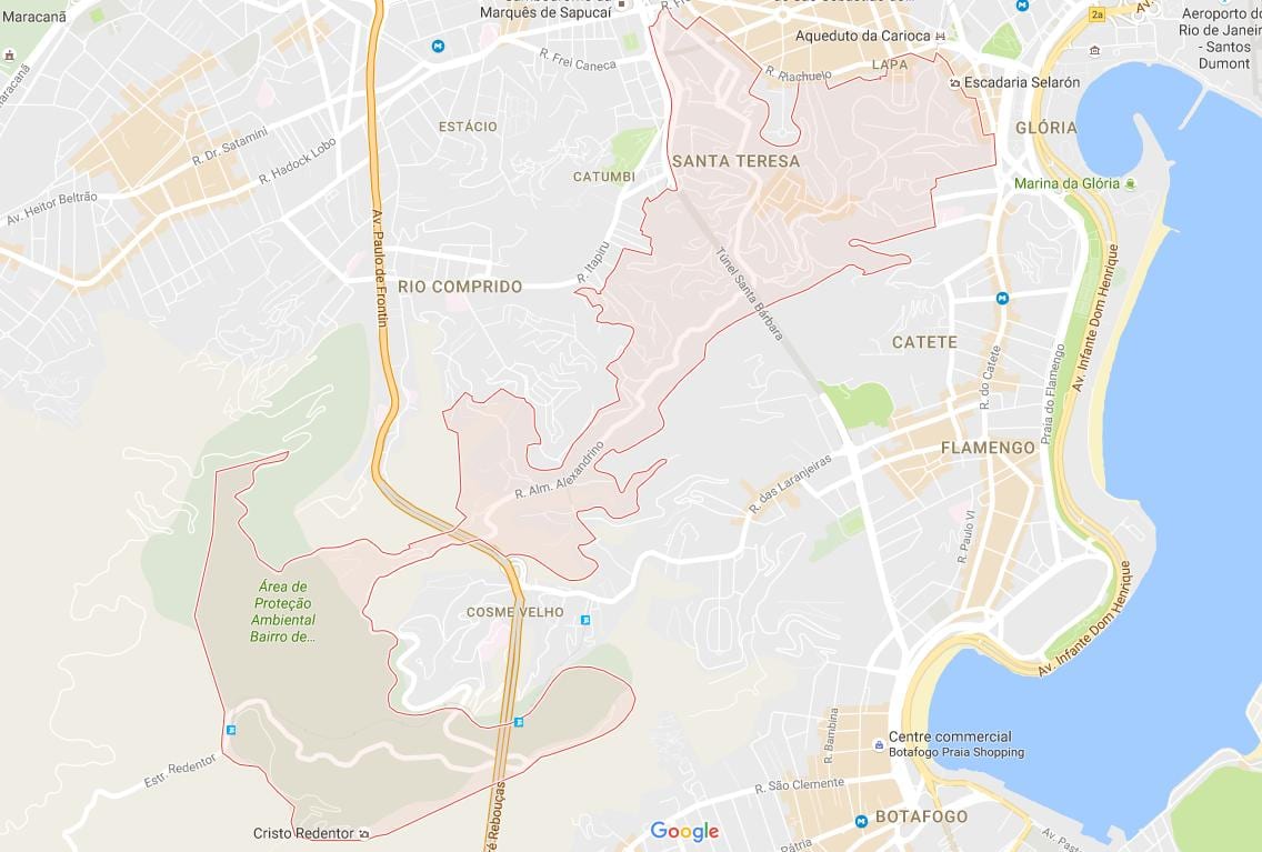 Mapa Santa Teresa