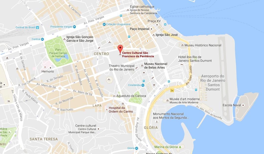 Mapa Sao Francisco da Penitencia