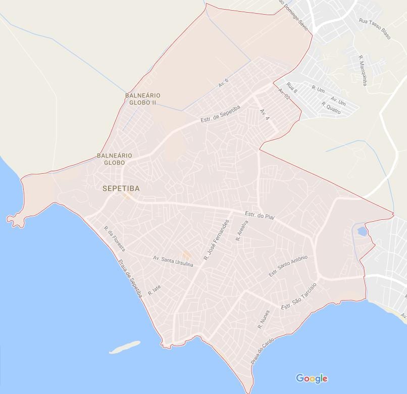 Mapa Sepetiba